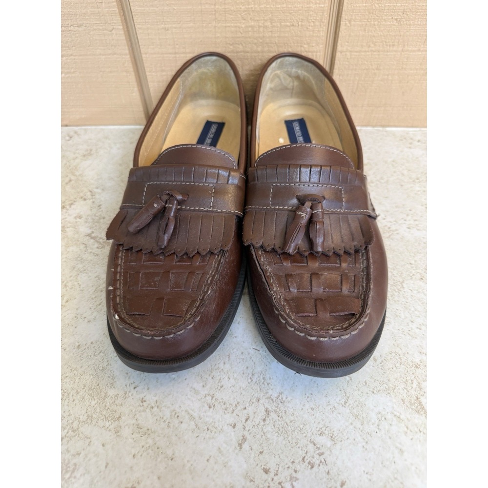 Giorgio Brutini Men's Brown Leather Tassel Loafers‎ Size 11.5